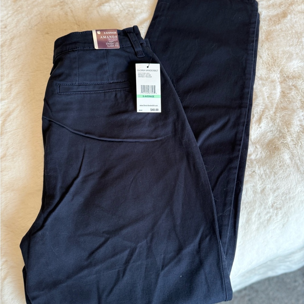 Gloria Vanderbilt Midnight Blue Trousers